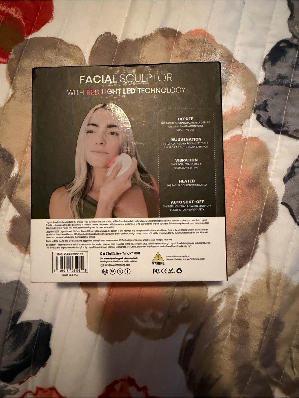 NIB iHome Red Light Facial Sculptor - Picture 3 of 4